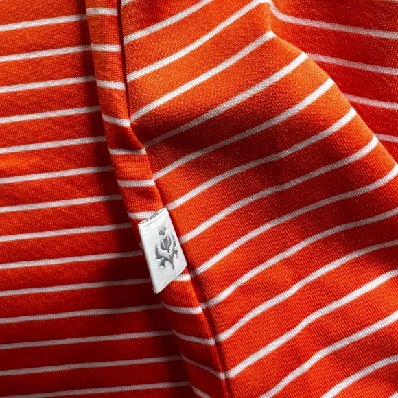 Lady Hagen Essential Orange & White Polo Top Short Sleeve Size Large - Picture 2 of 4